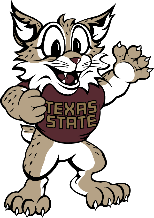 Texas State Bobcats 2015-Pres Mascot Logo t shirts iron on transfers